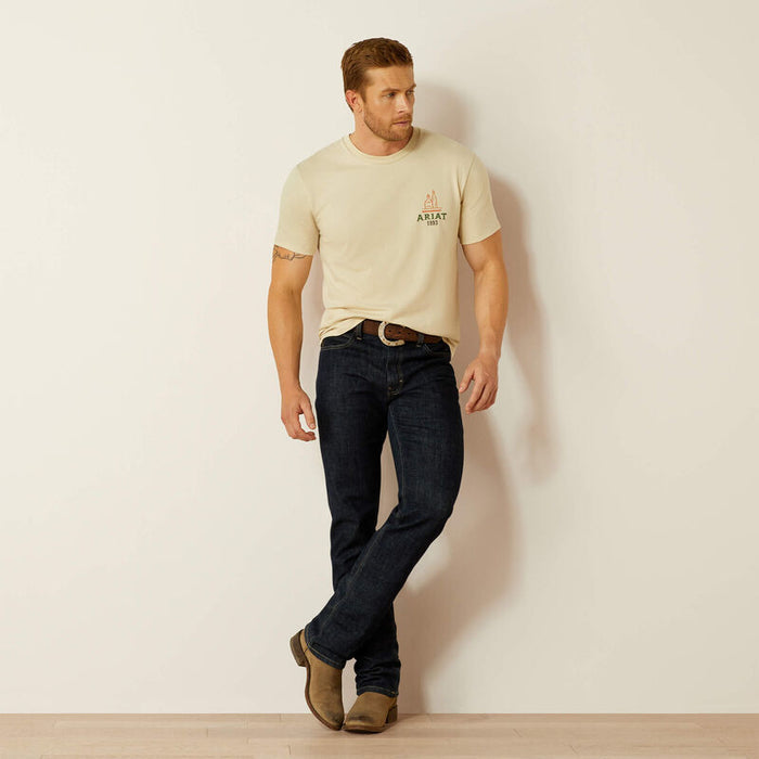 Ariat Men's Natural Mezcal Mezclilla Graphic Tee Shirt 10062424