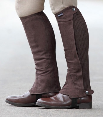 Bridleways Childrens Amara Brown Half Chaps