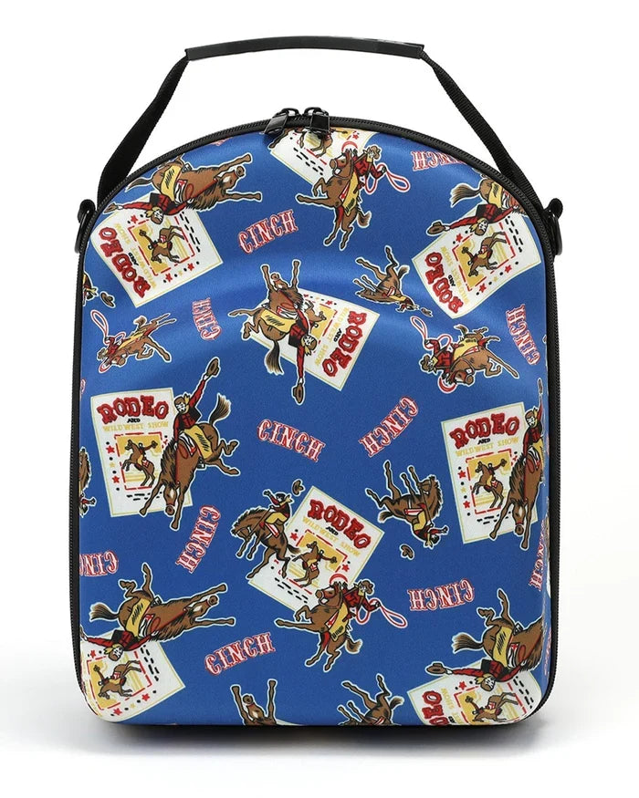 Cinch Royal Blue Western Rodeo Print Cap Carrier MXX6500002