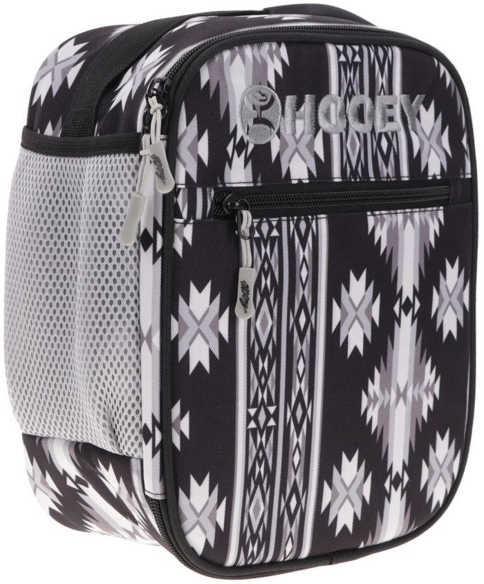 Hooey Black & Grey Aztec Print Lunch Box HLB2601-AZBK