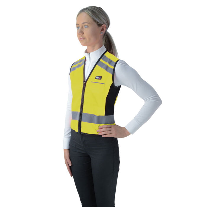 Hy Viz Waistcoat Please Pass Wide & Slow Yellow/Black