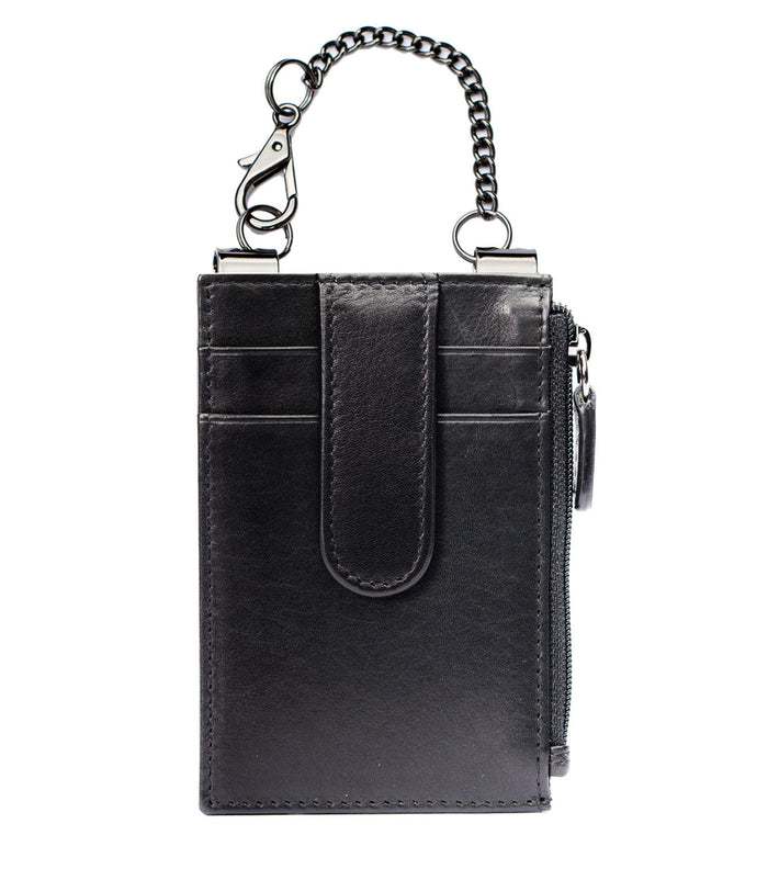 Sidekick V2 Black Genuine Leather Security Wallet 1050-BLK