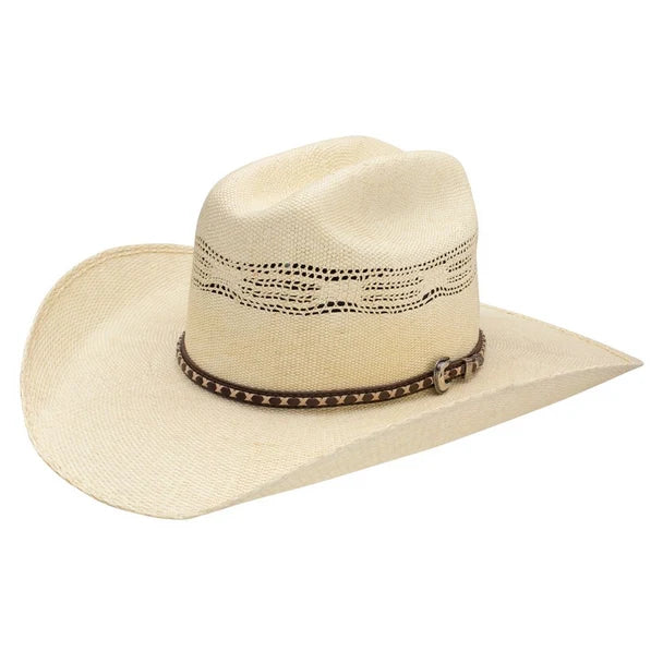 Stetson Elmhurst Vented Natural Straw Cattleman Western Cowboy Hat SSELMH-734281