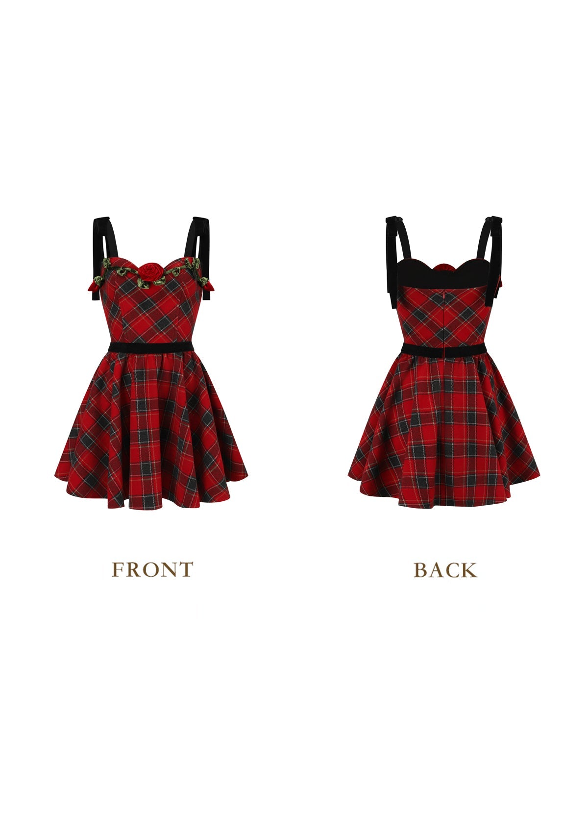 （US Exclusive）Rose Canelé Corset Dress