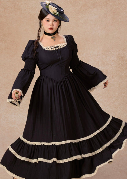 （US Exclusive）Curve&Plus Sapphire Blue Waltz Corset Dress