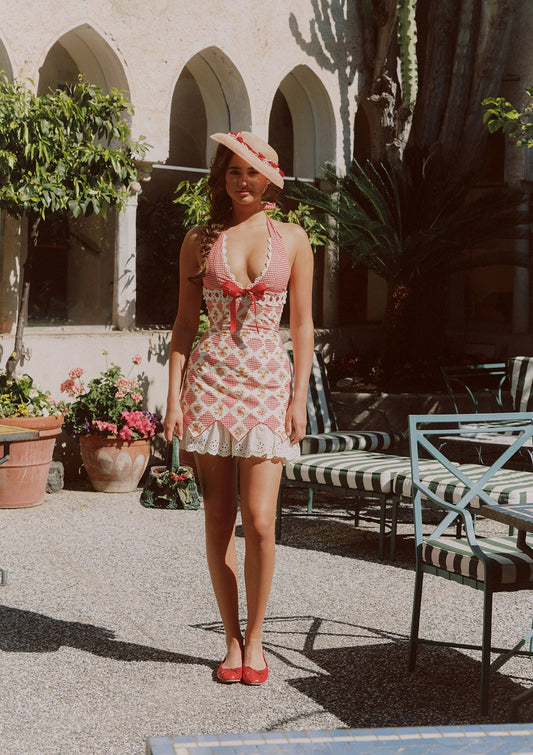 Picnic with Teddy Dress (Short)