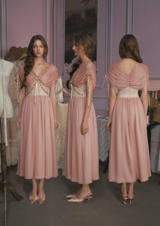 （US Exclusive）Rose Olive Dress