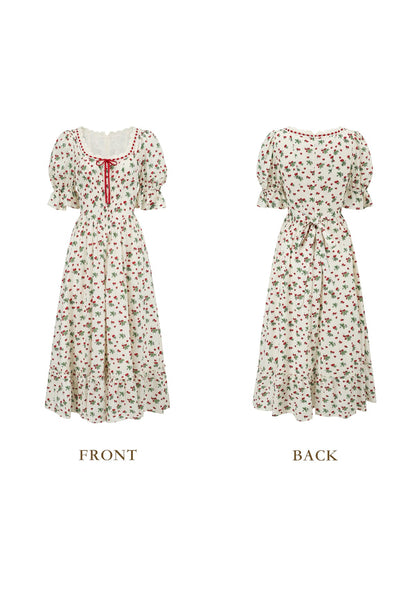 Wild Strawberry Paradise  Dress