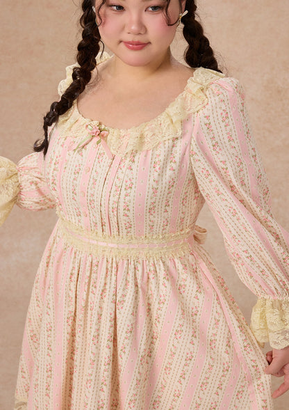 Curve&Plus Honey Flower Notes Dress