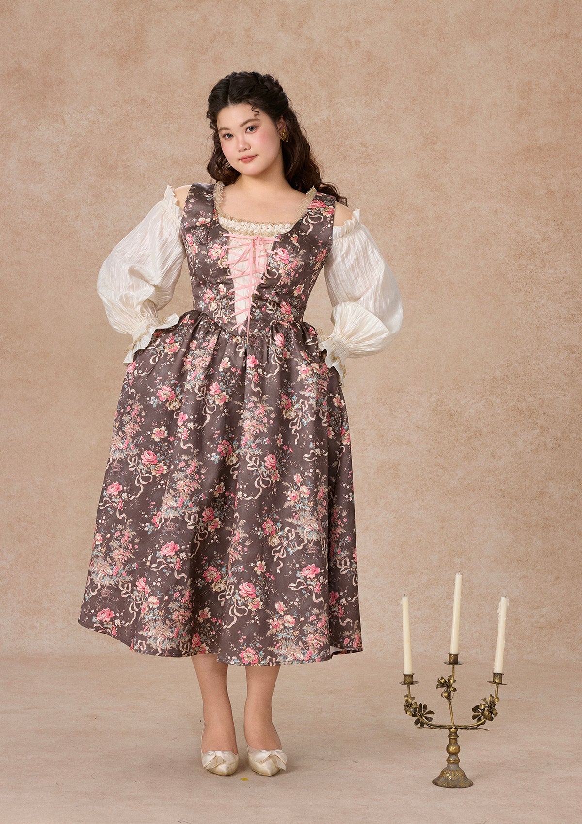 Curve & Plus Provence Diary Dress