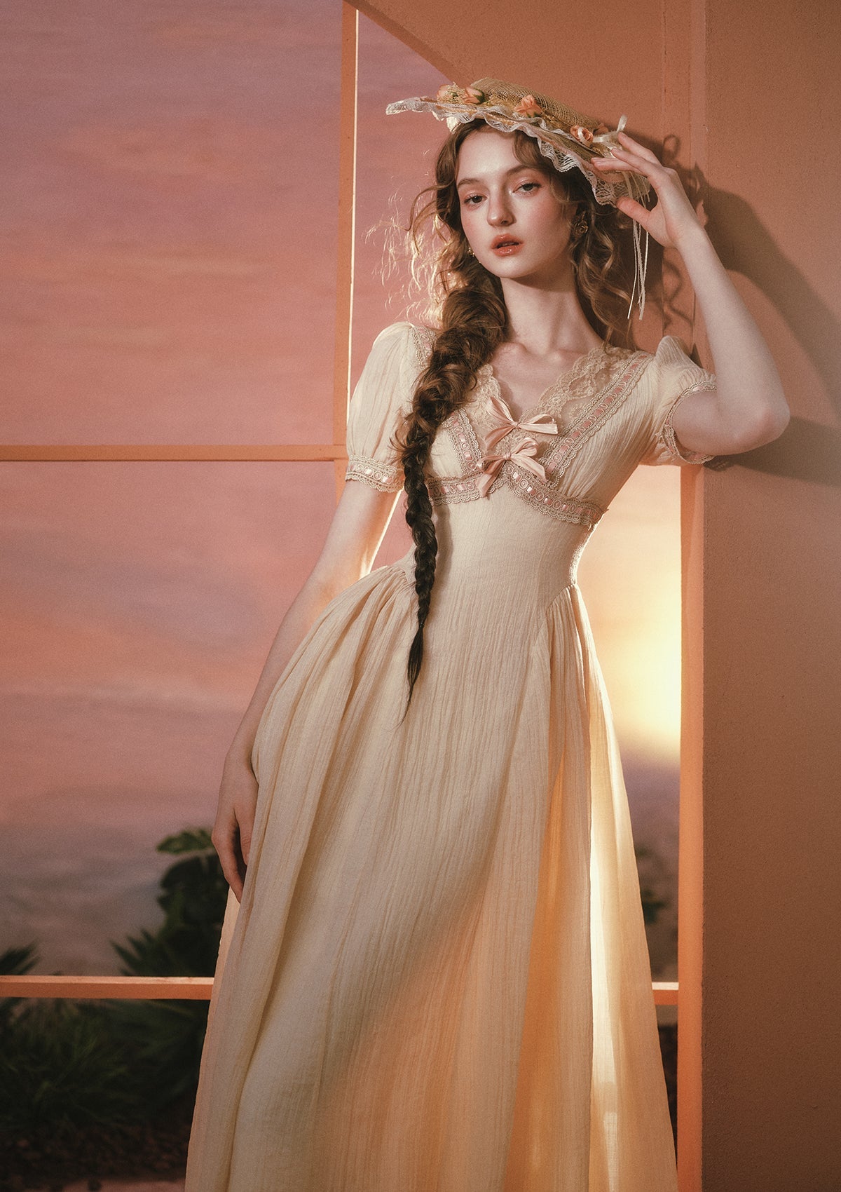 Sunset Rose Dress