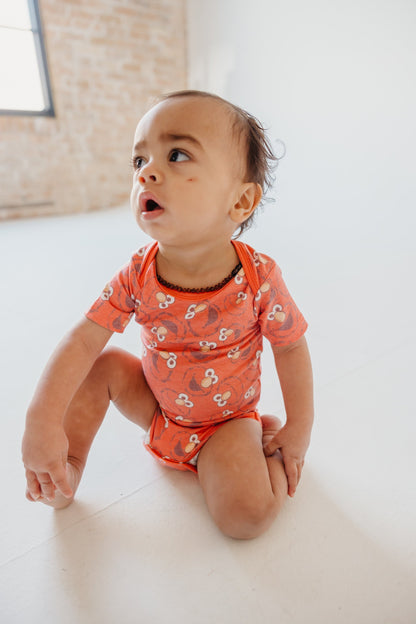 Short Sleeve Bodysuit - Elmo