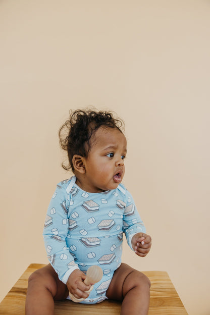 Long Sleeve Bodysuit - S'mores