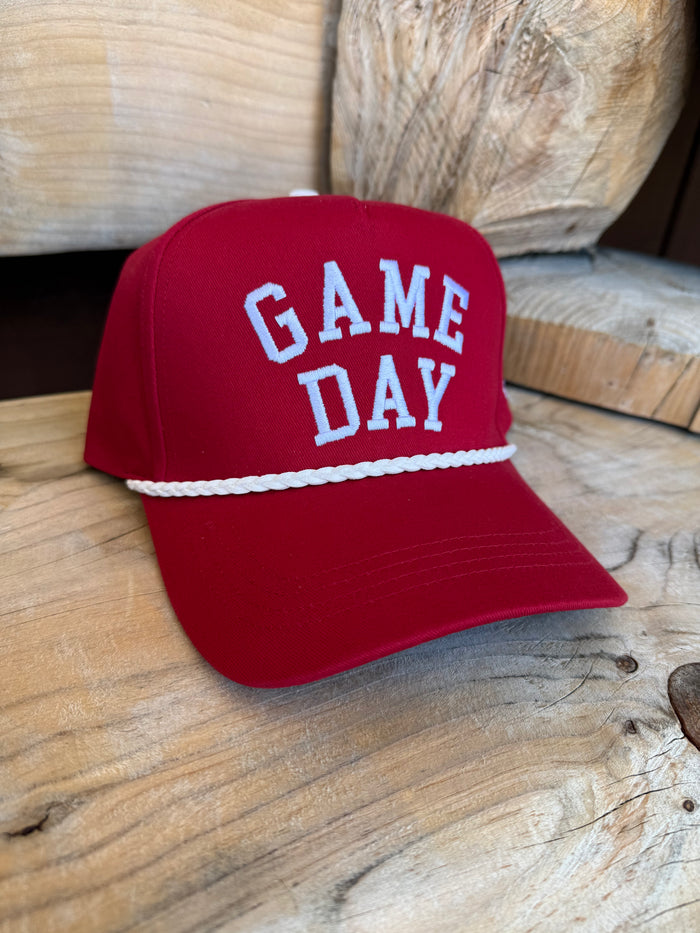 Ariat Red 'Game Day' Embroidered 5-Panel Snapback Ball Cap A300097572