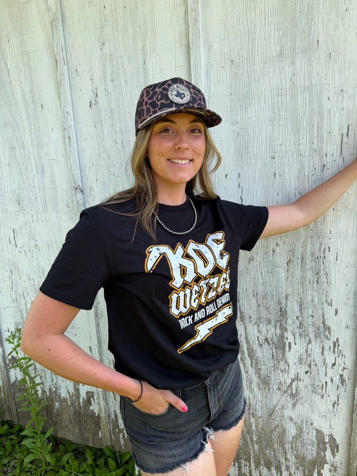Rock & Roll Cowboy x Koe Wetzel Black Graphic Tee Shirt BU21T09154