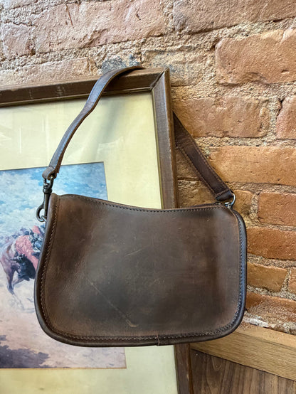 STS Ranchwear Emmy Hair-On Cowhide & Brown Genuine Leather Crossbody Purse STS34296