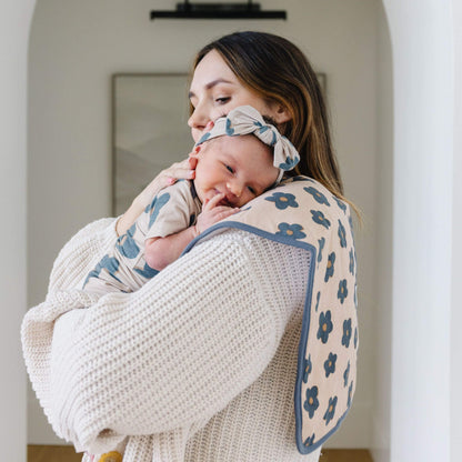 Knit Headband Bow - Gemma In Tan
