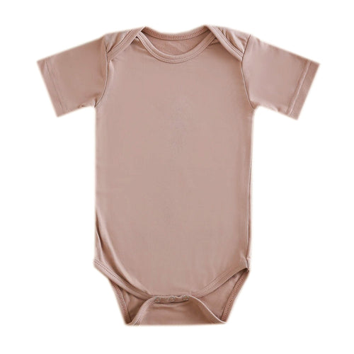 Short Sleeve Bodysuit - Pecan