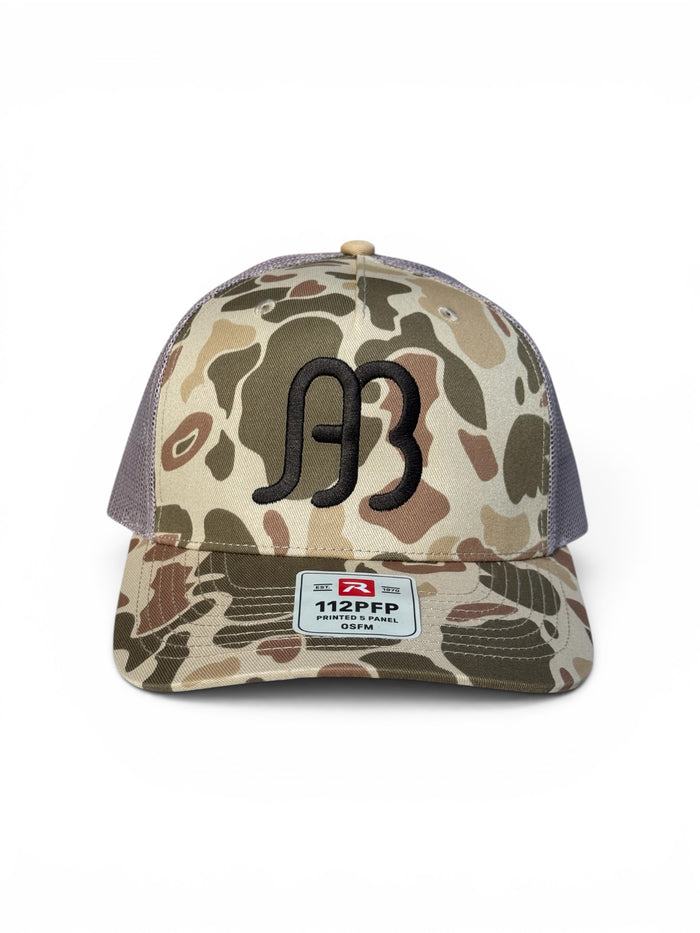 Anderson Bean Richardson 112 PFP Camo Big AB 5 Panel Snap Back Hat