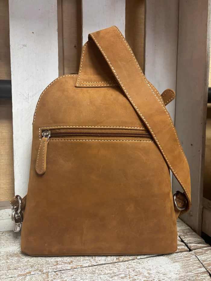 Ariat Gwen Collection Brown Genuine Leather Sling Crossbody Purse A770017302