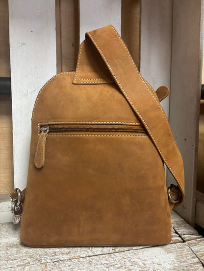 Ariat Gwen Collection Brown Genuine Leather Sling Crossbody Purse A770017302