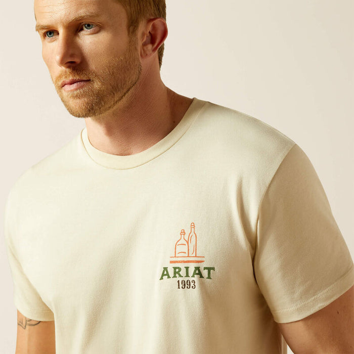 Ariat Men's Natural Mezcal Mezclilla Graphic Tee Shirt 10062424