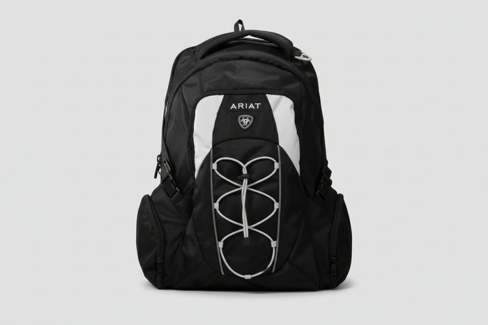 Ariat Navy Black Sport Logo Backpack A4600002801
