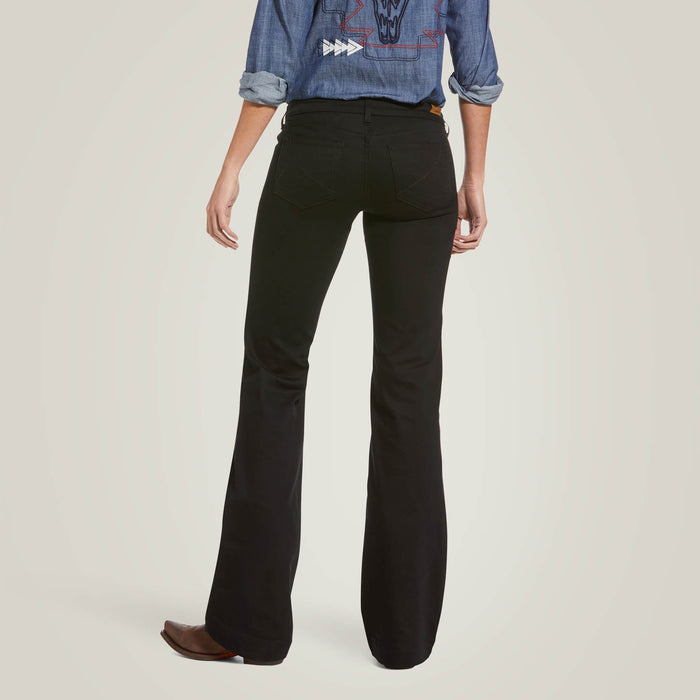 Ariat Women's Black 'Forever' Mid-Rise Trouser Jeans 10033566
