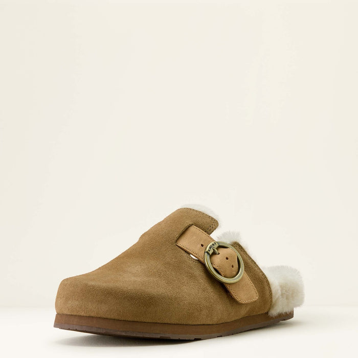 Ariat Women's Brown Suede Sherpa Country Mule Casual Shoe 10063811