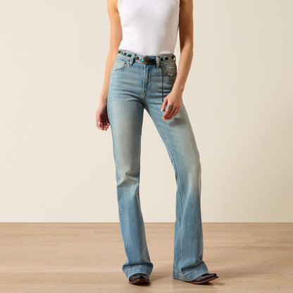 Ariat Women's Marnie Light Wash Slim Fit High Rise Trouser Jeans 10072964