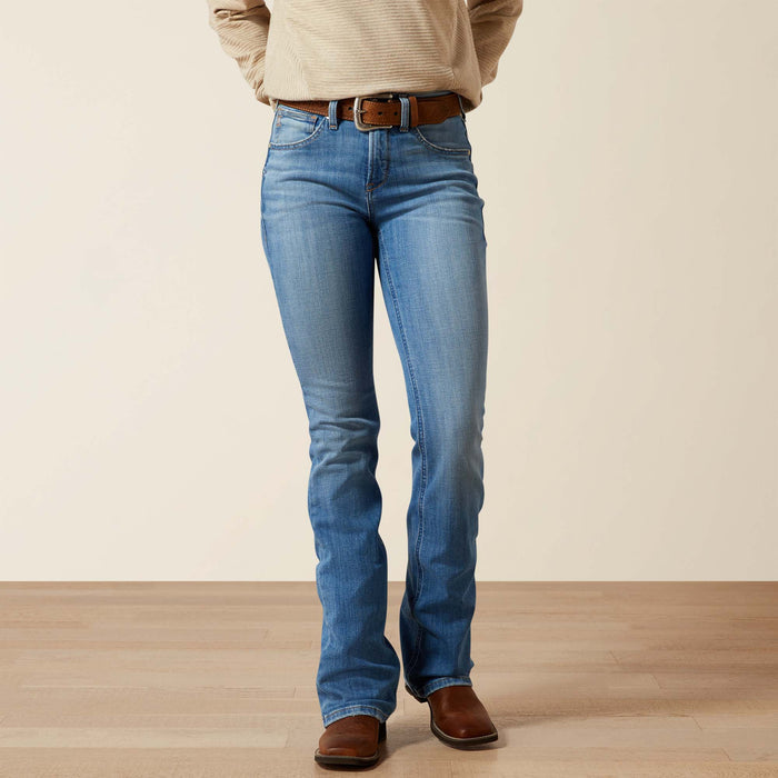 Ariat Women's R.E.A.L. "Camellia" High Rise Glendale Boot Cut Jeans 10065880