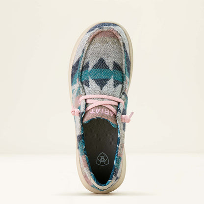 Ariat Women's Smoky Turquoise Flannel Hilo Casual Shoe 10063885