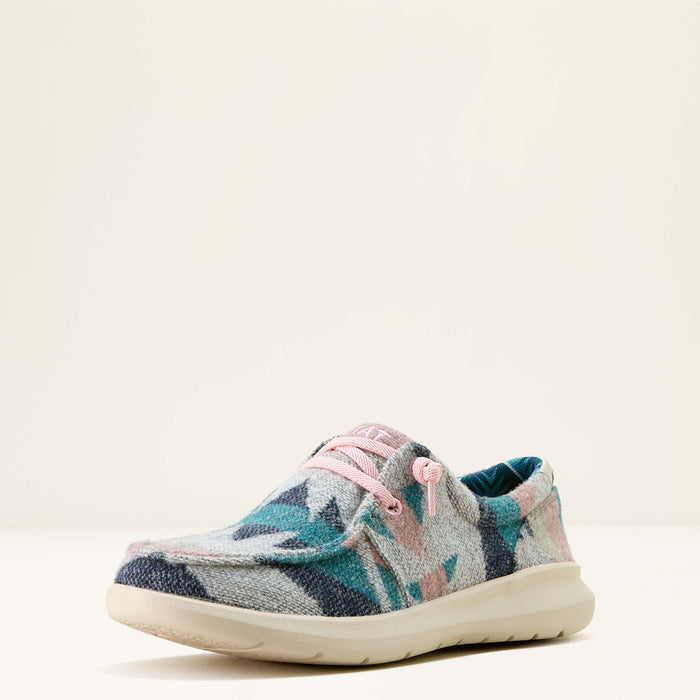 Ariat Women's Smoky Turquoise Flannel Hilo Casual Shoe 10063885