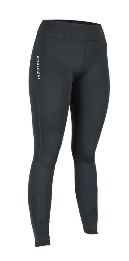Bridleway Maple Winter Riding Tights Black
