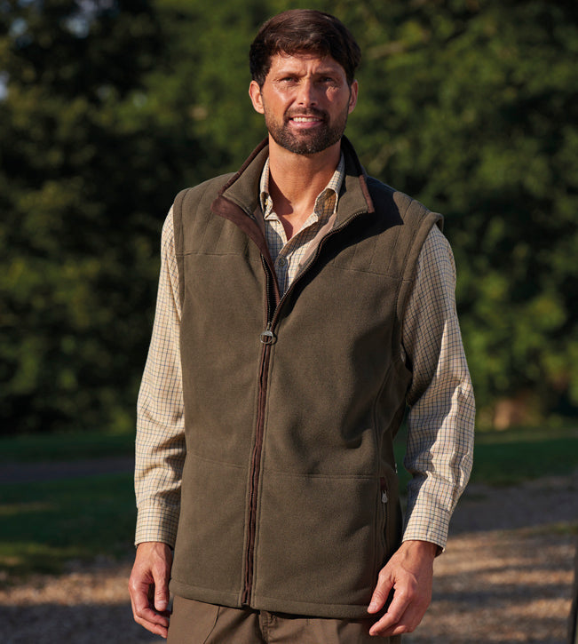 Champion Portree Fleece Gilet Olive