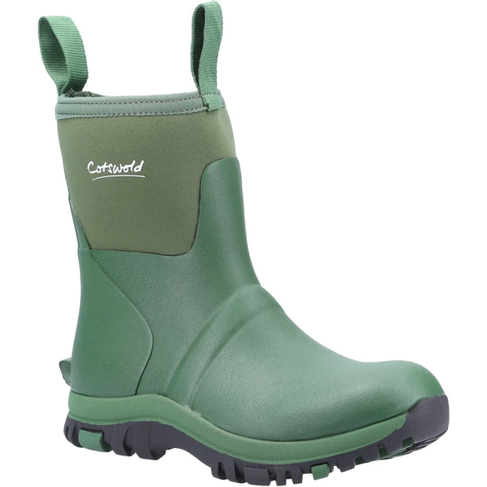 Cotswold Blaze Neoprene Green Welly