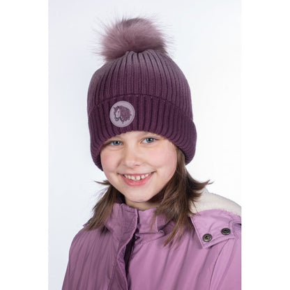 HKM Alva Kids Bobble Hat Ombre Lilac