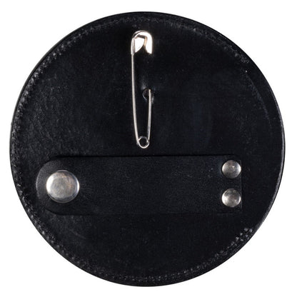 HKM Ida Leather Competition Number Bit Detail: Round