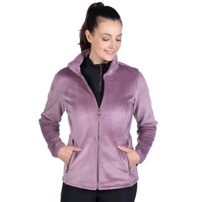 HKM Lena Plush Fleece Dk Lilac Jacket