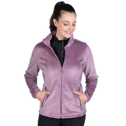 HKM Lena Plush Fleece Dk Lilac Jacket