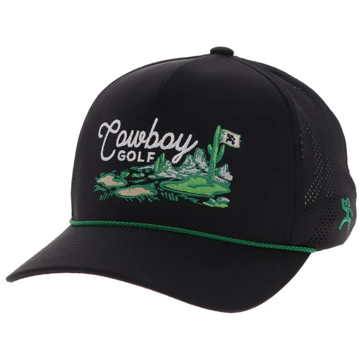 Hooey Black 'Hooey Hills' Golf Course Landscape Snapback Hat 2517T-BK