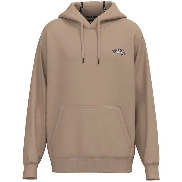Hooey x 'Bad Company Rodeo' Men's Tan Skull Cowboy Hoodie HH1405TN