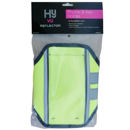 Hy Equestrian Reflector Phone & Key Holder: Yellow