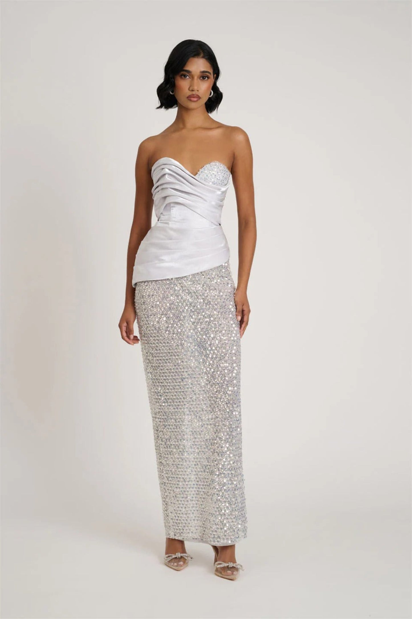 Gia Gown - Silver