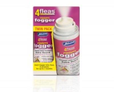 Johnsons: 4 Fleas Fogger With IGR 100ml Twin Pack
