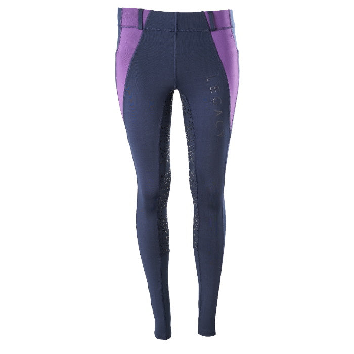 Legacy Kids Riding Tight Navy/Purple