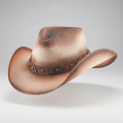 Lucky Horze Natural Two-Step Toyo Straw Western Cowgirl Hat 8003-NT