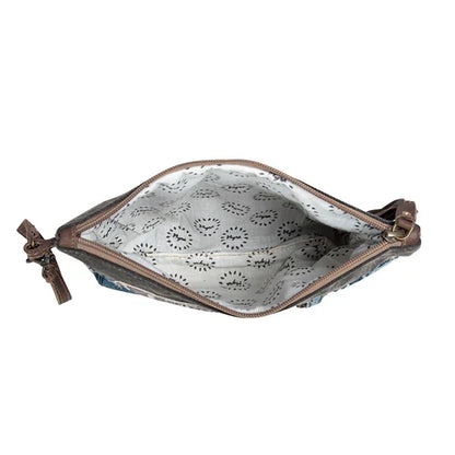 Myra Bag Blue Denim Gormully Wristlet Clutch Purse S-8400