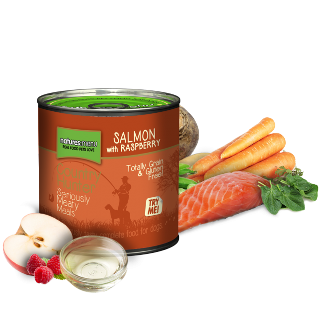 Natures Menu: C''Hunter Salmon & Raspberry 600gm