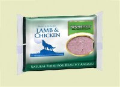 Natures Menu: Minced Lamb & Chicken 12x400gm